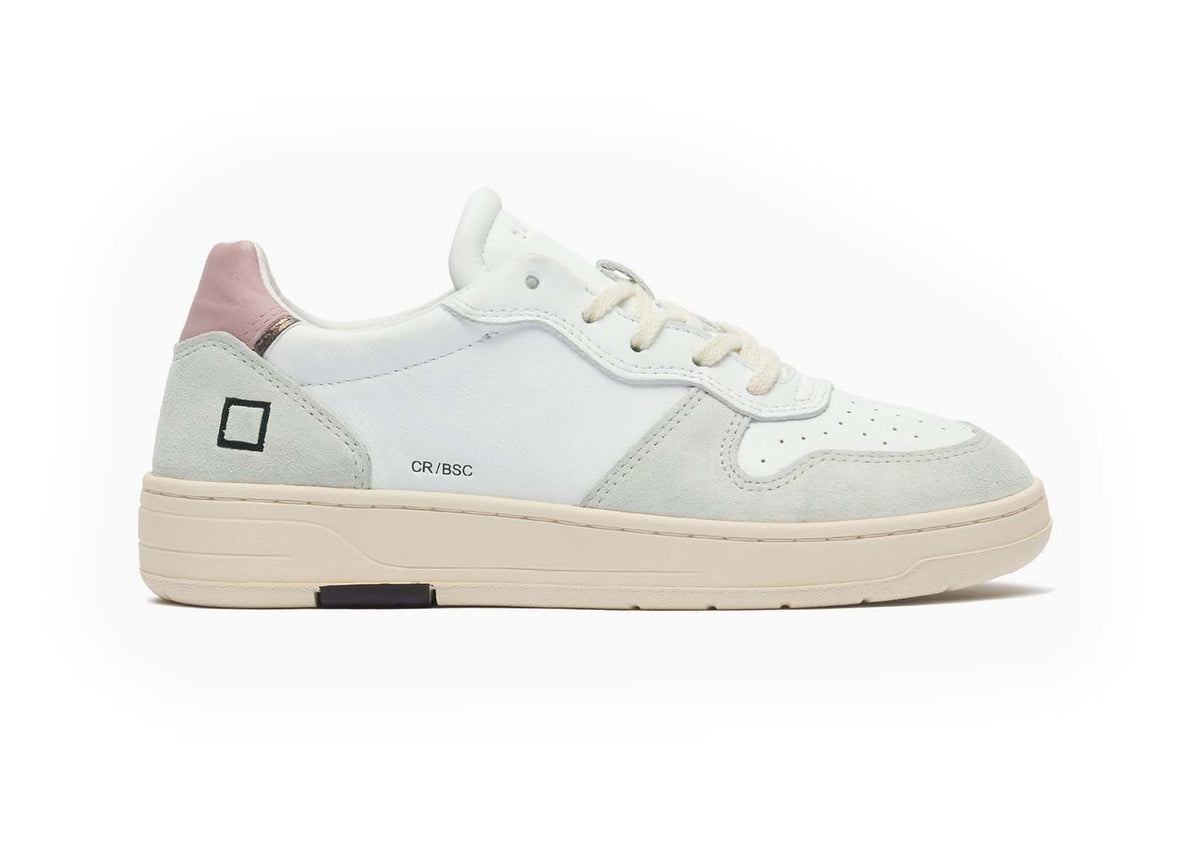Sneaker  D.A.T.E. COURT BASIC WHITE / PINK