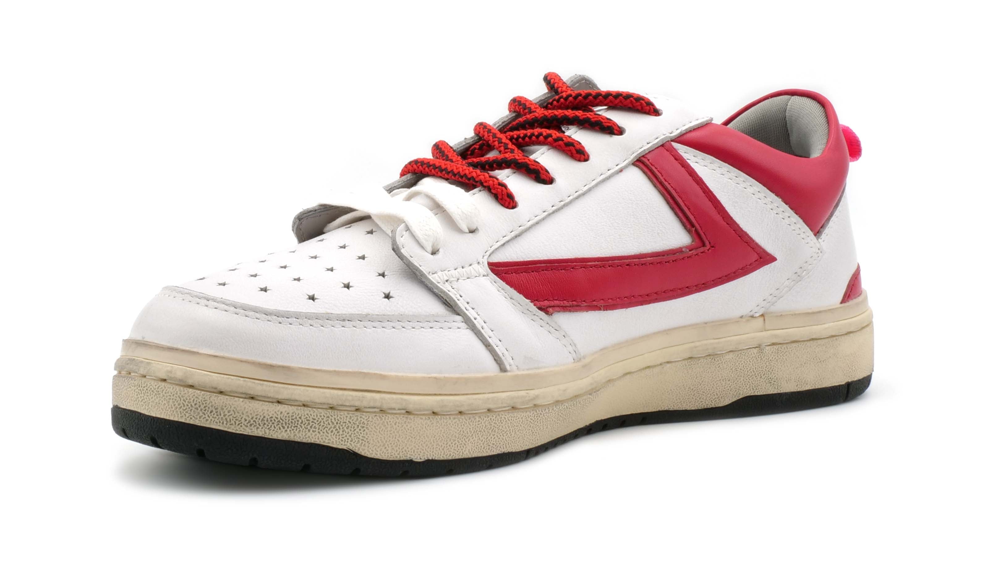 Sneaker HTC Starlight Vintage Low Woman - White/Red