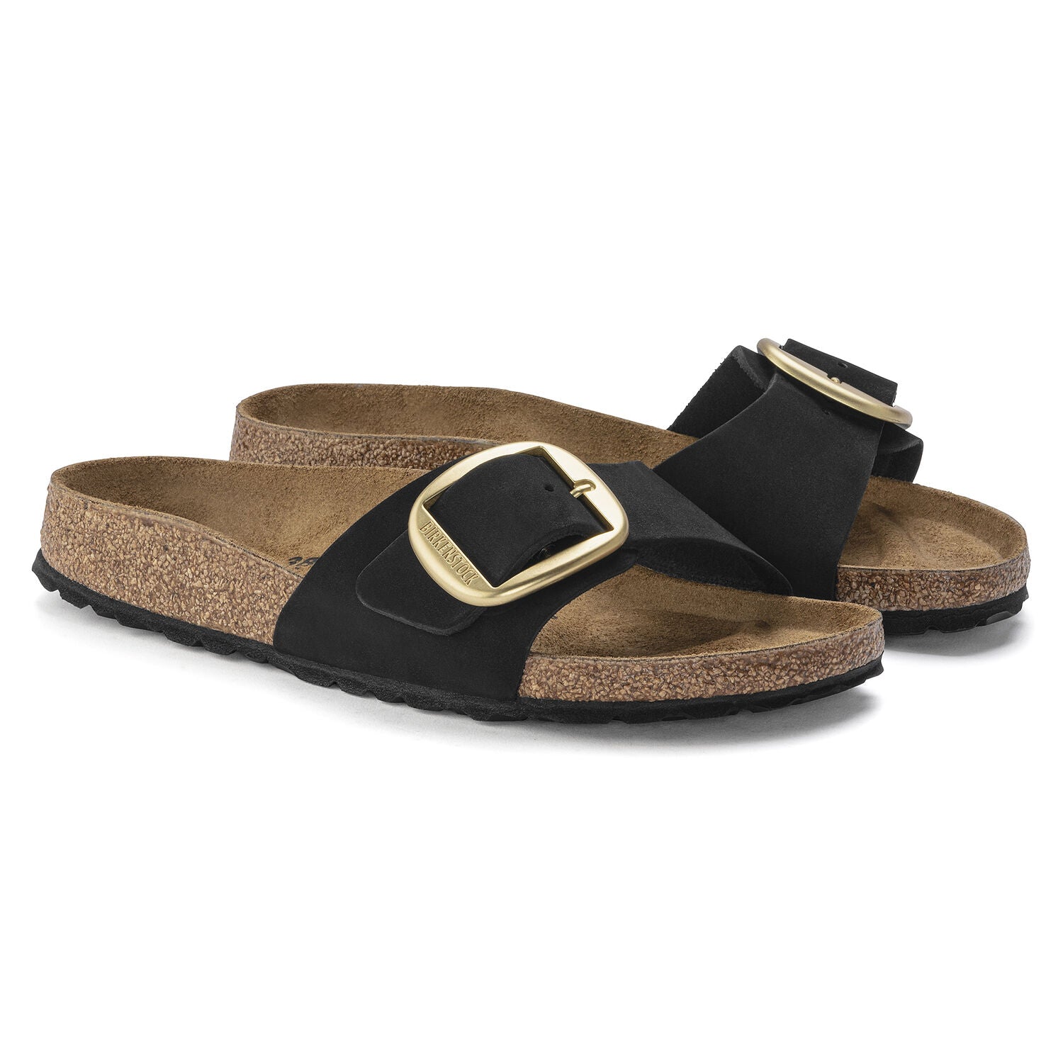 Ciabatta BIRKENSTOCK Madrid Big Buckle 1023373 - Nubuck Black - Sergio Fabbri