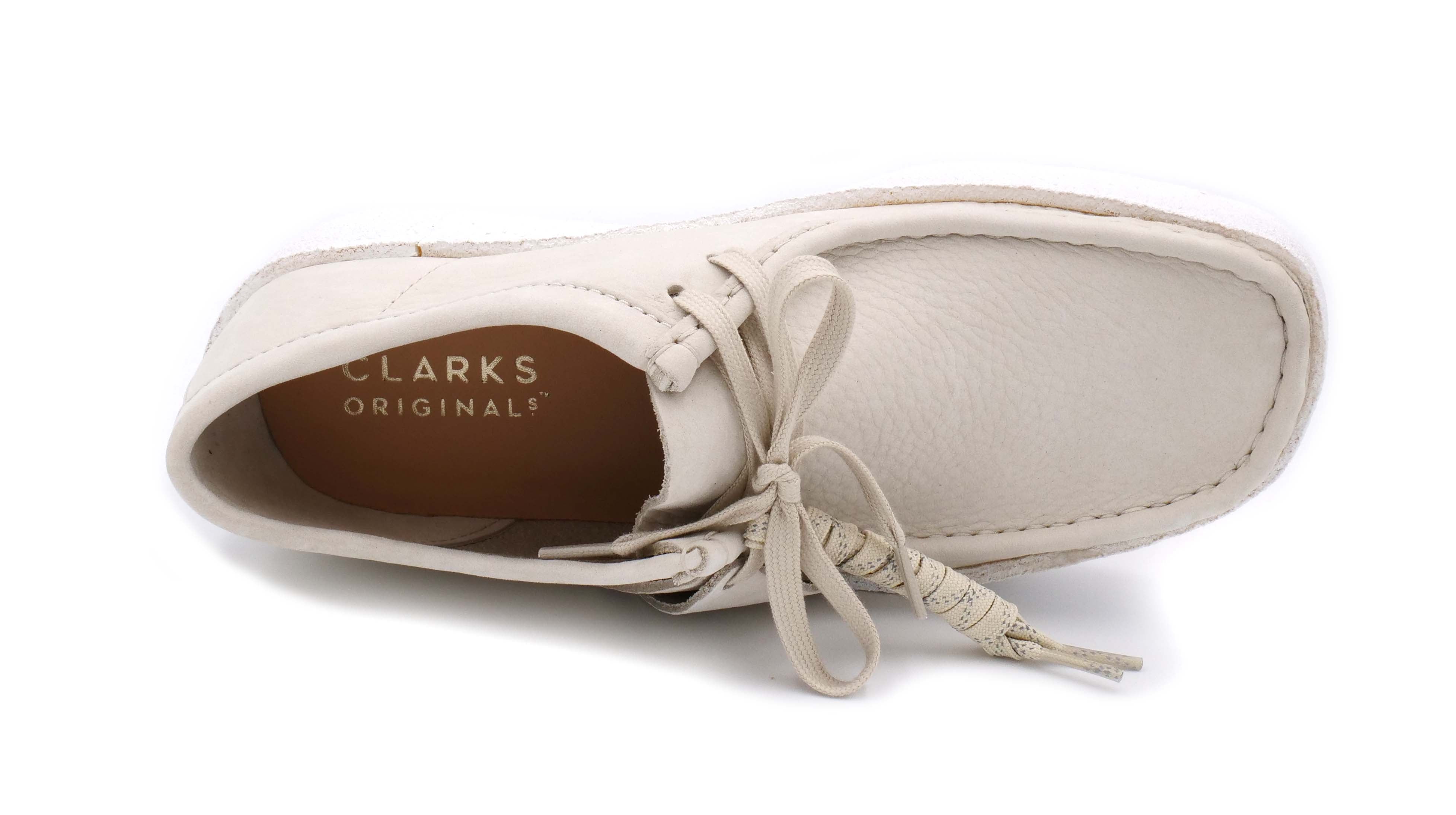 Wallabee Cup CLARKS White Nubuck