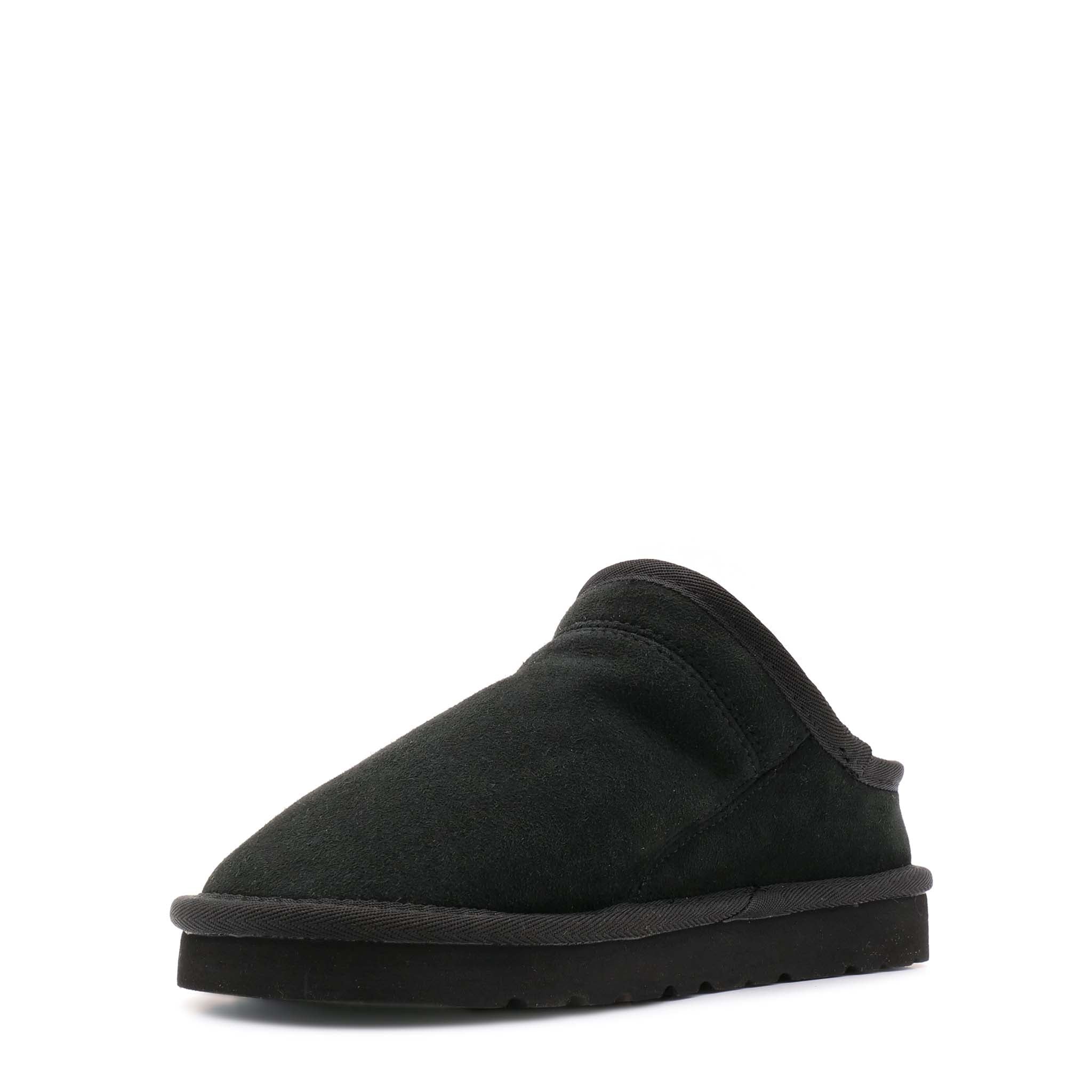 Ciabatta ADNO Lull slide 5.0 Sheep Skin - Black - Sergio Fabbri