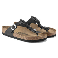 Infradito BIRKENSTOCK GIZEH Oiled Leather 1021349 - Black - Sergio Fabbri