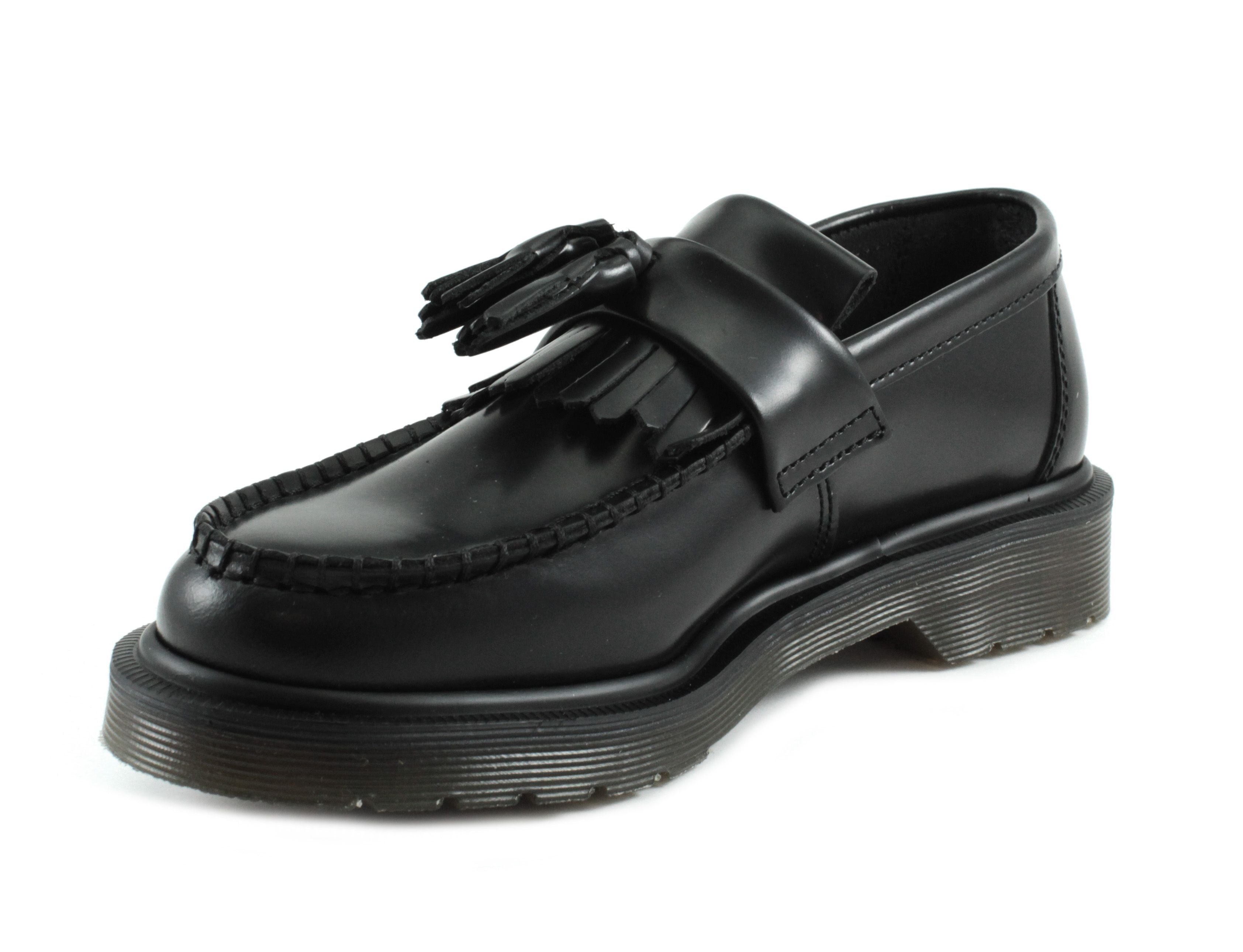 Mocassino DR MARTENS ADRIAN BLACK POLISHED SMOOTH 14573001 - Sergio Fabbri