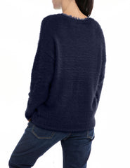REPLAY sweater DK3572. 000.G23526. 085 - Blue