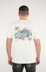 T-shirt Stampa Francobollo REPLAY M6482. 000.22662G - White - Sergio Fabbri