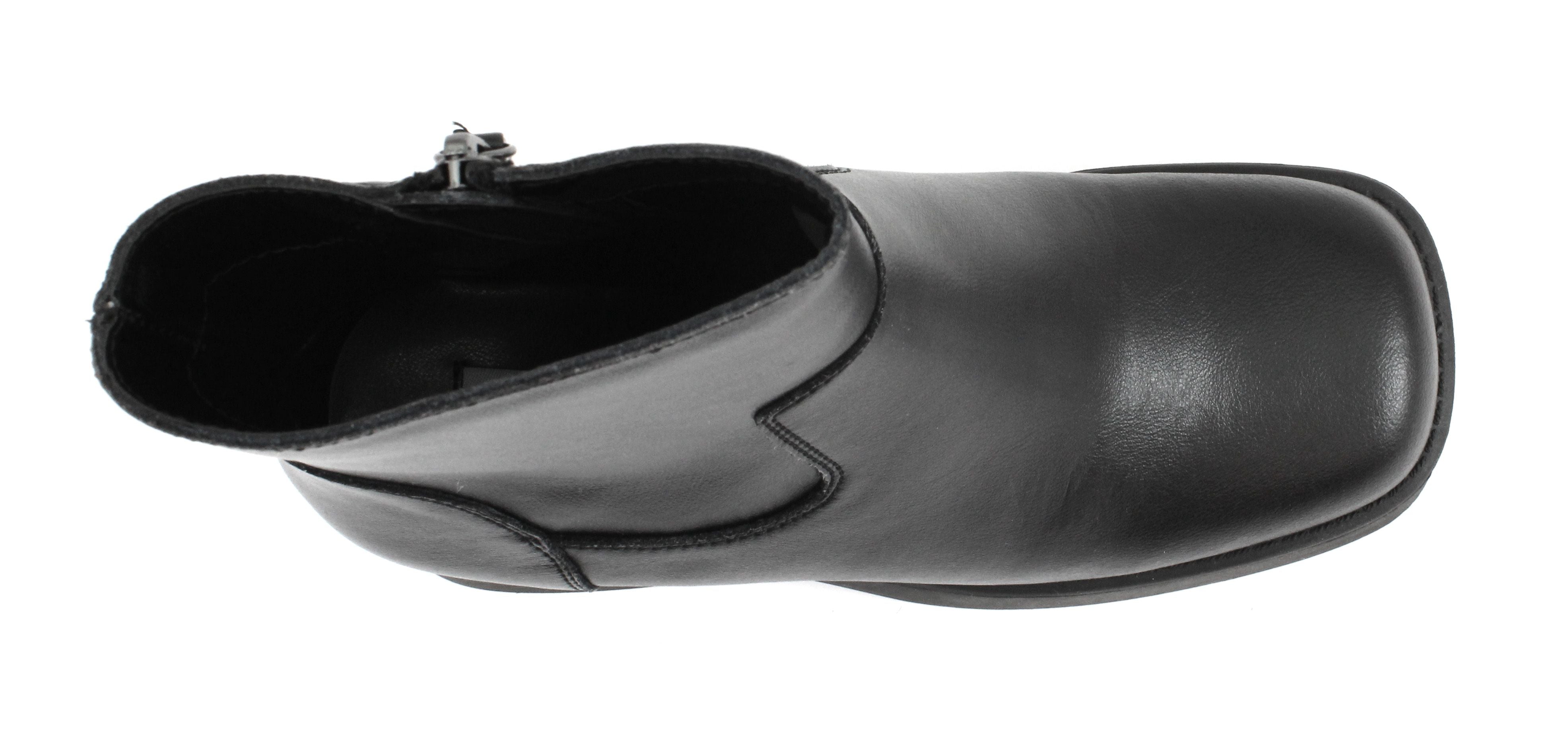 Stivaletto STEVE MADDEN UNIVERSITY BLACK LEATHER