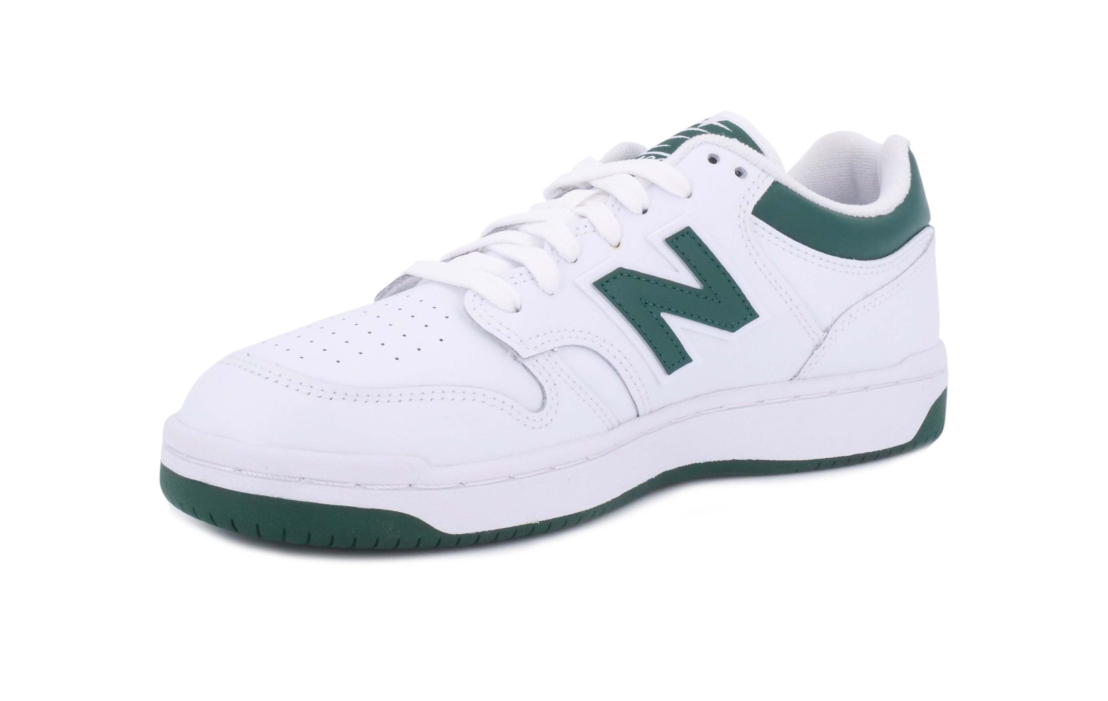 Sneaker NEW BALANCE BB480LNG - White/Green - Sergio Fabbri