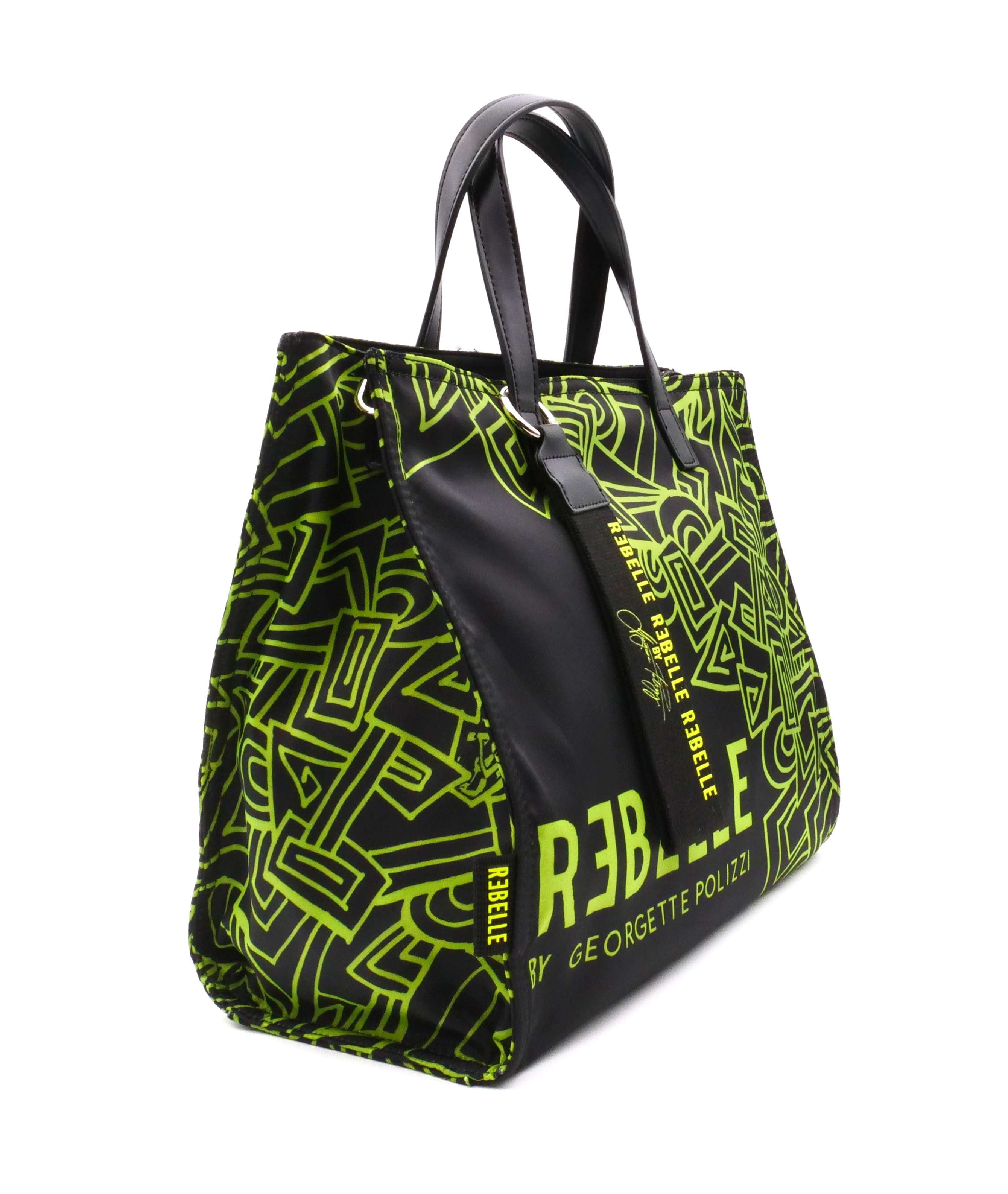 Shopping Bag ELECTRA REBELLE BY GEORGETTE POLIZZI - BLACK - Sergio Fabbri