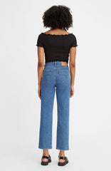 Jeans Levis - RIBCAGE STRAIGHT ANKLE 72693-0117 Jazz Pop - Blu - Sergio Fabbri