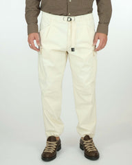 Pantalone lungo cargo WHITE SAND 23WSU69  - Panna - Sergio Fabbri