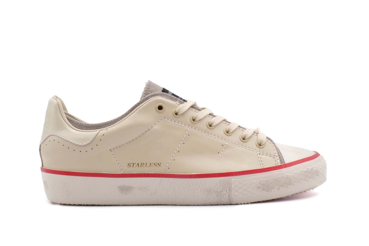 HIDNANDER Starless Low Sneaker - Rice/Dove Grey