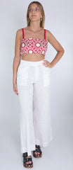 REVER Alissa trousers A00258 - White