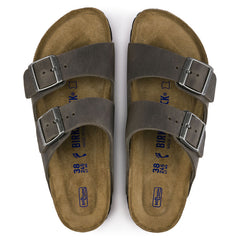 Ciabatta BIRKENSTOCK Arizona Oiled Leather 1013645 - Iron