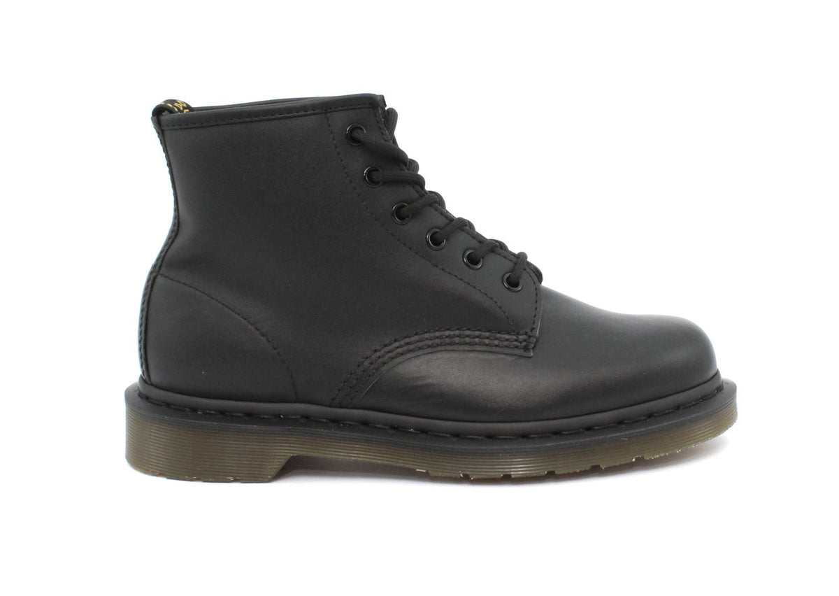 Anfibio DR MARTENS 101 NAPPA BLACK - 6 EYE BOOT - Sergio Fabbri