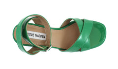 Sandalo STEVE MADDEN AMY LOU GREEN PATENT