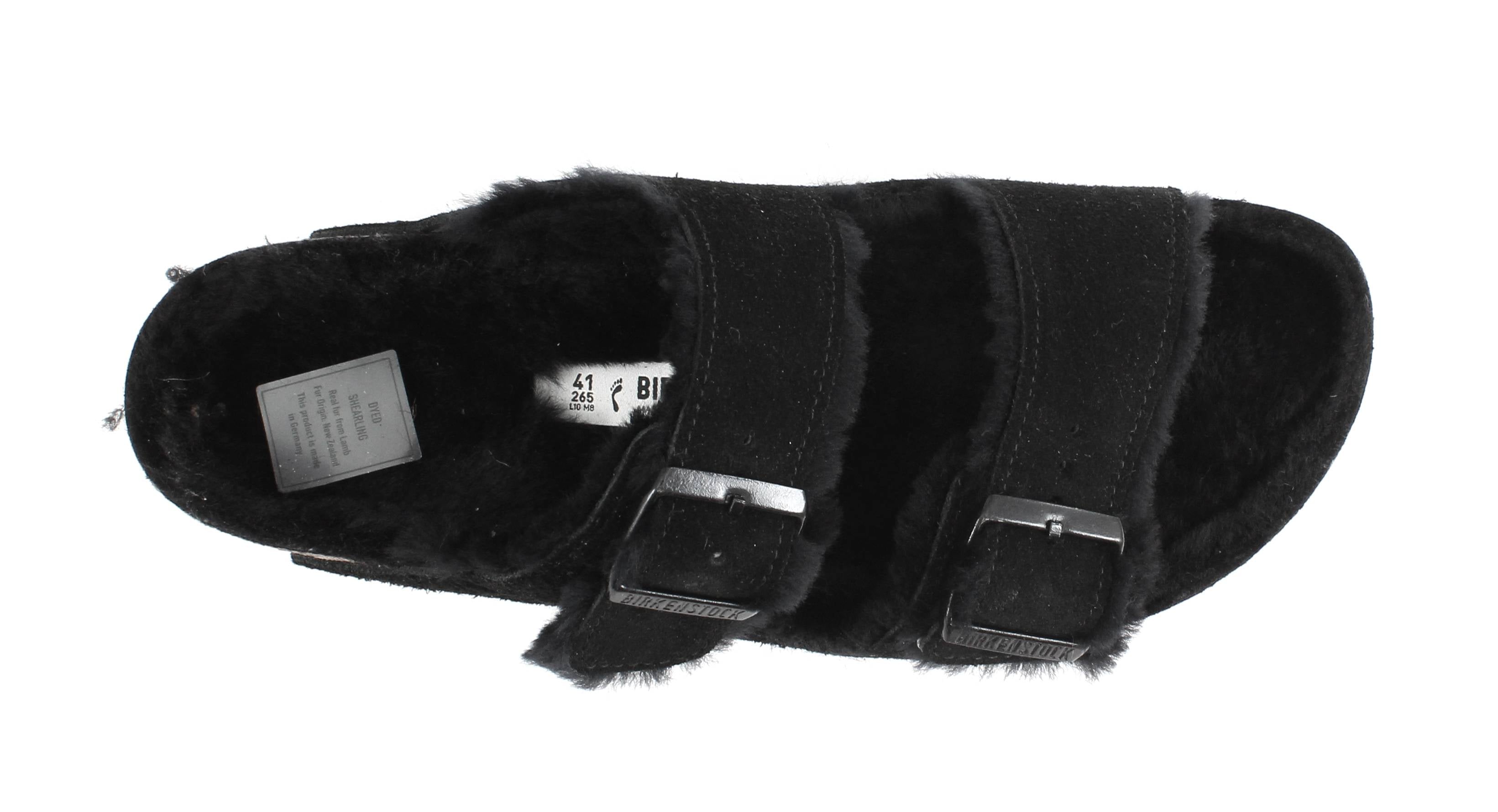 Ciabatta BIRKENSTOCK Arizona Shearling Black 752663 - Sergio Fabbri