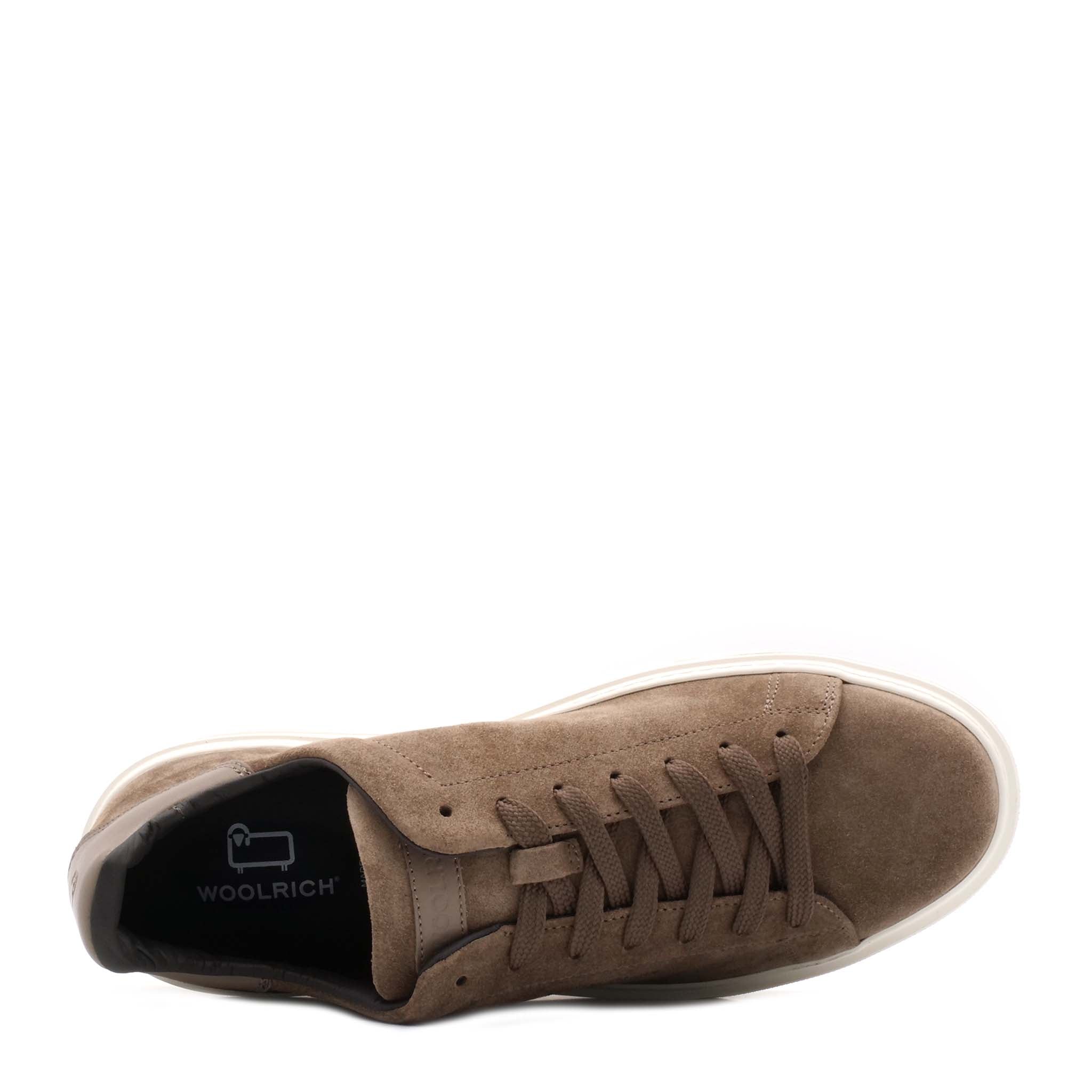 Sneaker WOOLRICH CLASSIC COURT Camoscio - Taupe