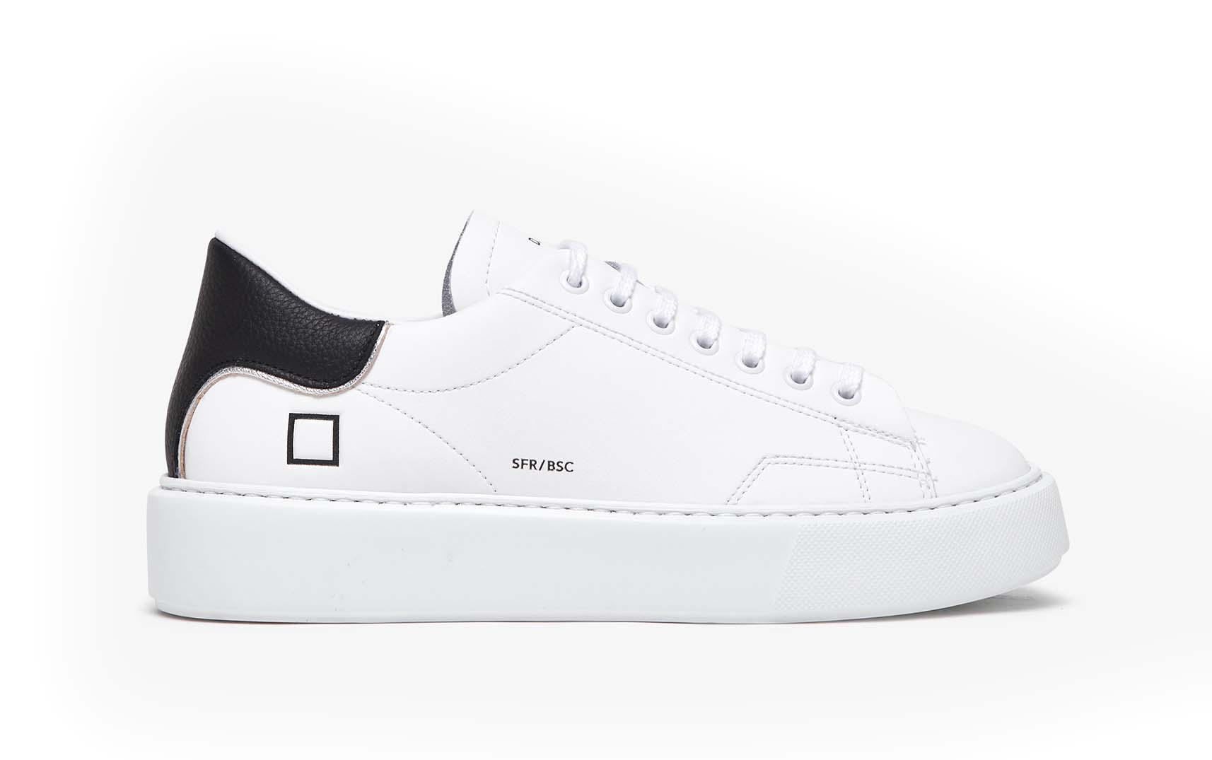 Sneaker  D.A.T.E. SFERA BASIC WHITE/BLACK