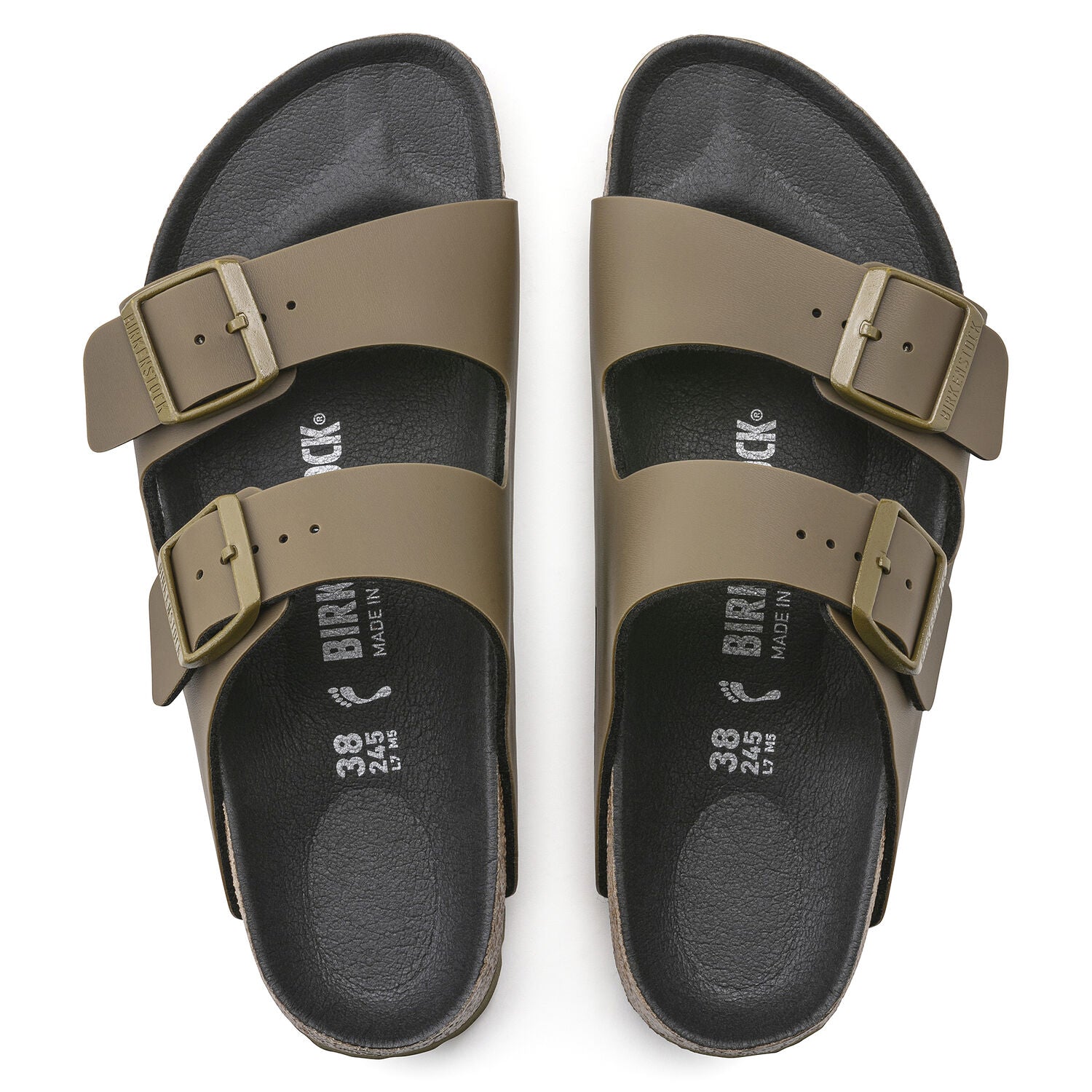 Birkenstock arizona metallic green store