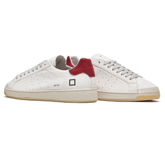Sneaker  D.A.T.E. BASE NATURAL WHITE-RED - Sergio Fabbri