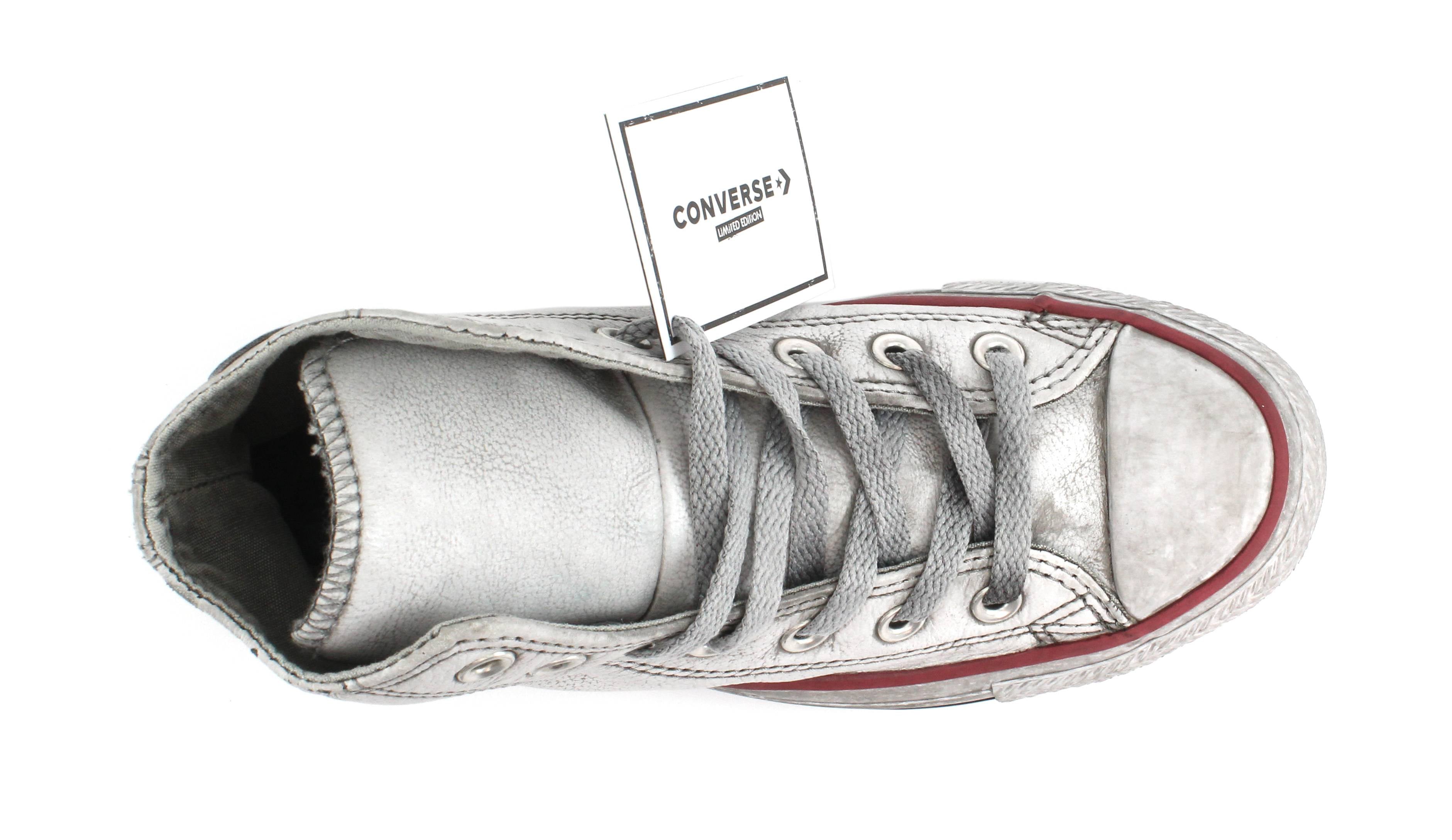 Sneaker CONVERSE Vintage Leather 158576C White/Gray - Sergio Fabbri