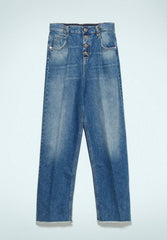 Jeans Boy Low Waist GAELLE PARIS GBDP19736 - Blu
