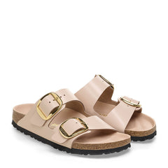 BIRKENSTOCK ARIZONA BIG BUCKLE SHINE slipper New Beige - 1026553