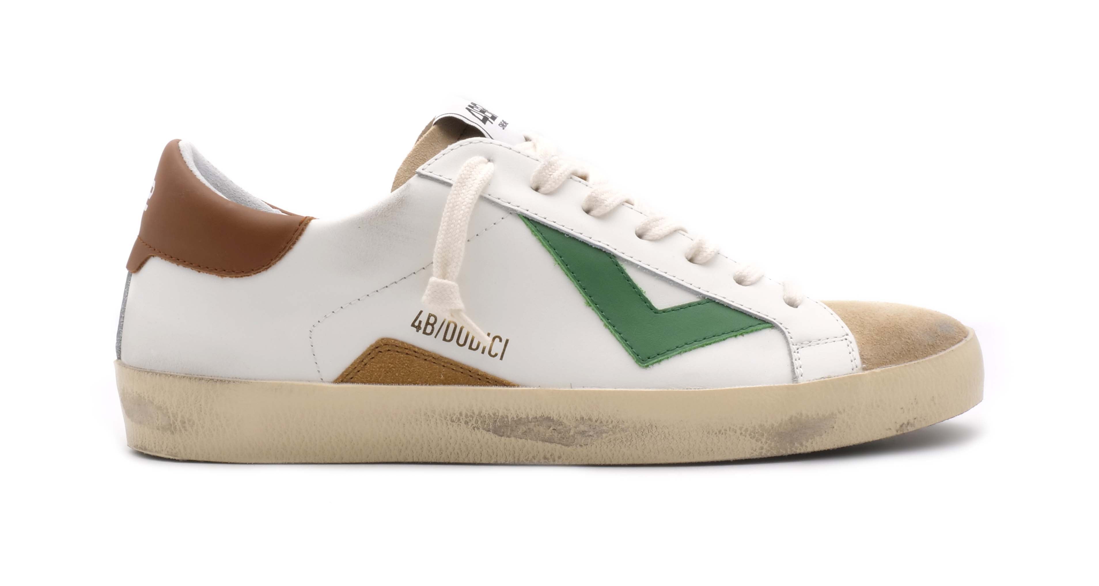 Sneaker 4B12 SUPRIME U07 - Bianco/Verde