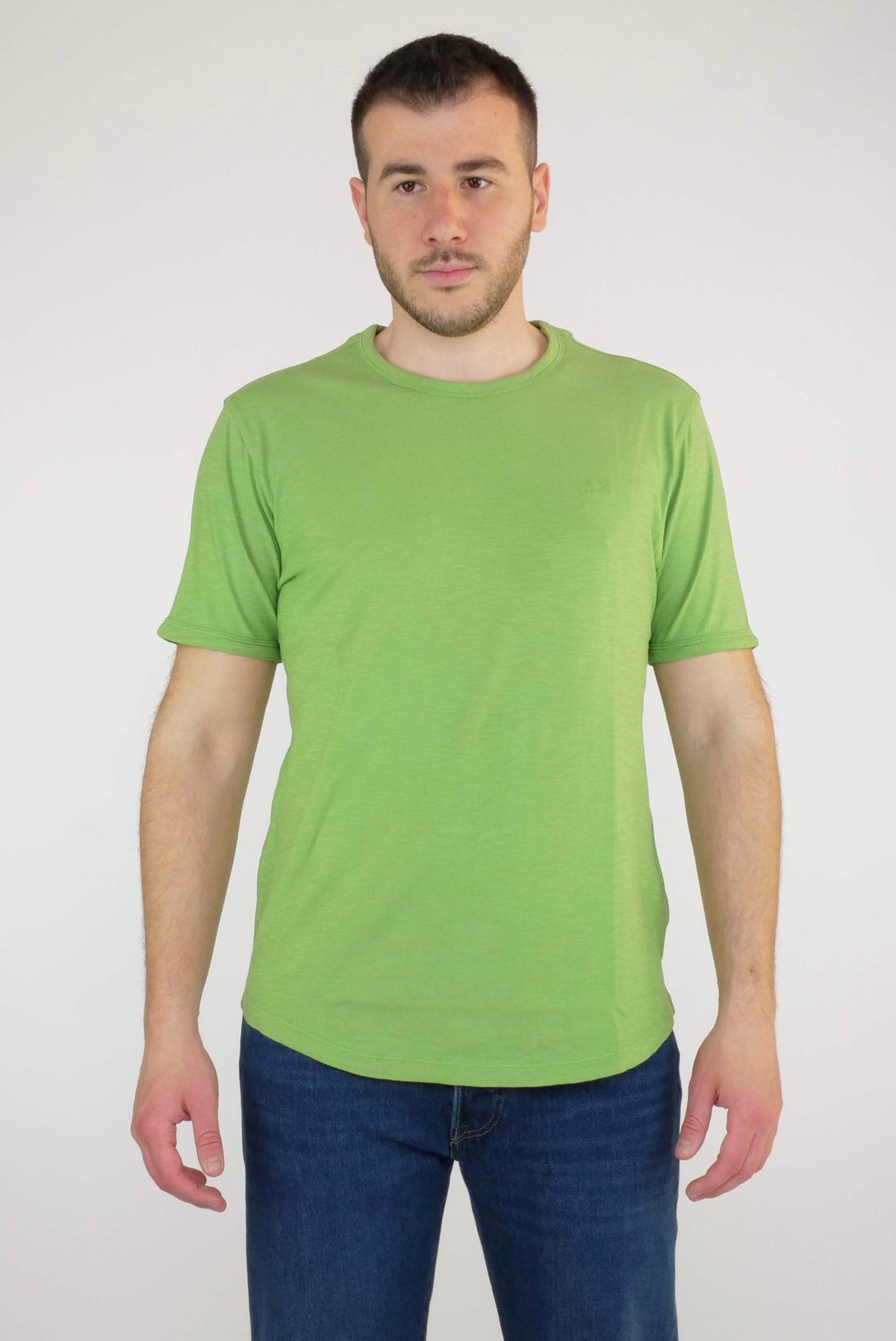 T-shirt SUN 68 T33115 - Verde Chiaro - Sergio Fabbri
