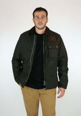 Giacchetto BARBOUR Workers Wax MWX1853SG91 - Sage