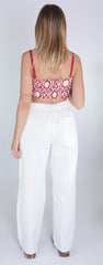 REVER Alissa trousers A00258 - White