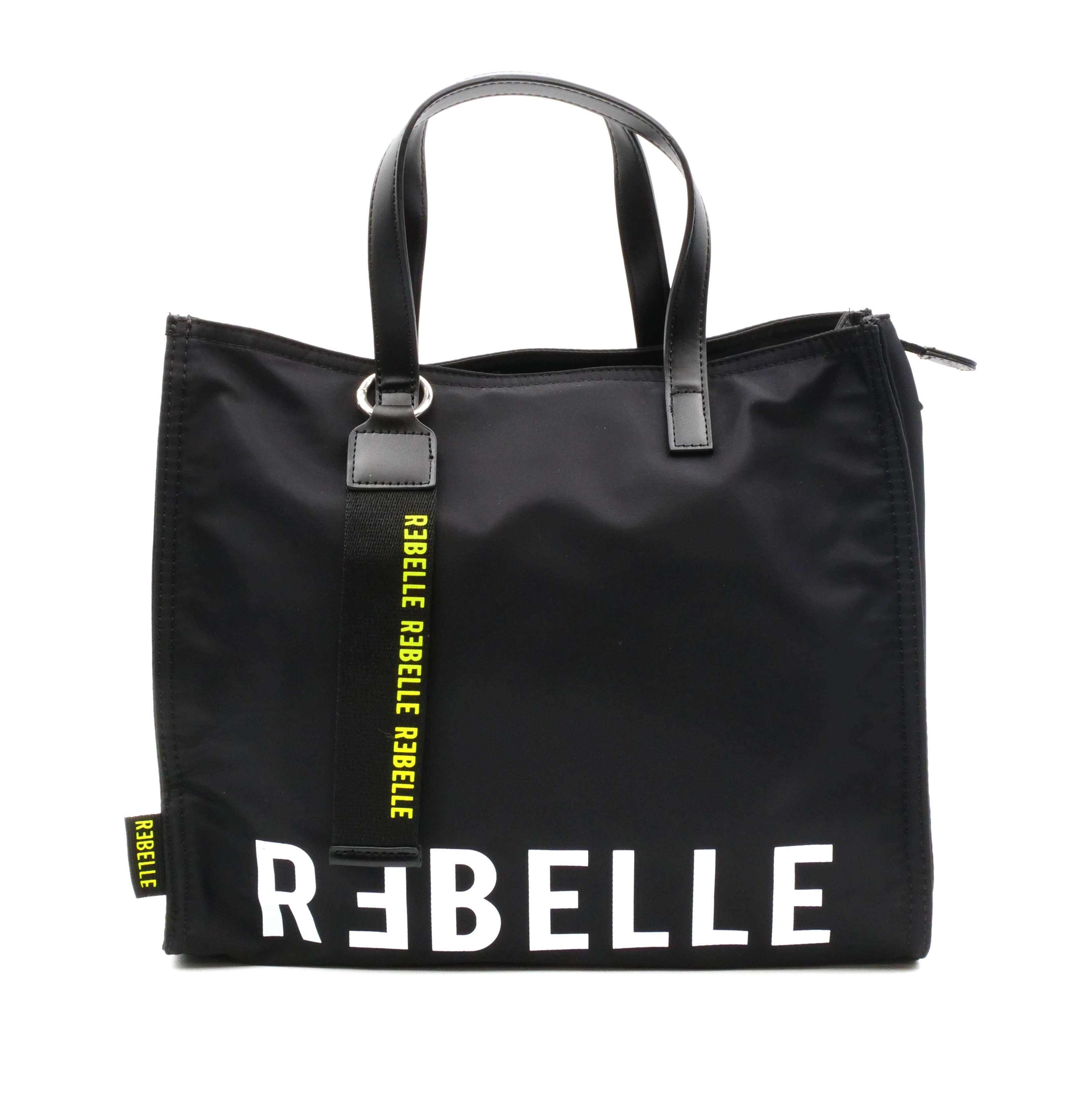 Shopping Bag ELECTRA REBELLE - BLACK - Sergio Fabbri