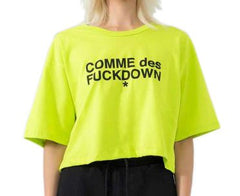 T-SHIRT - CDFD912 - COMME DES FKDOWN VERDE