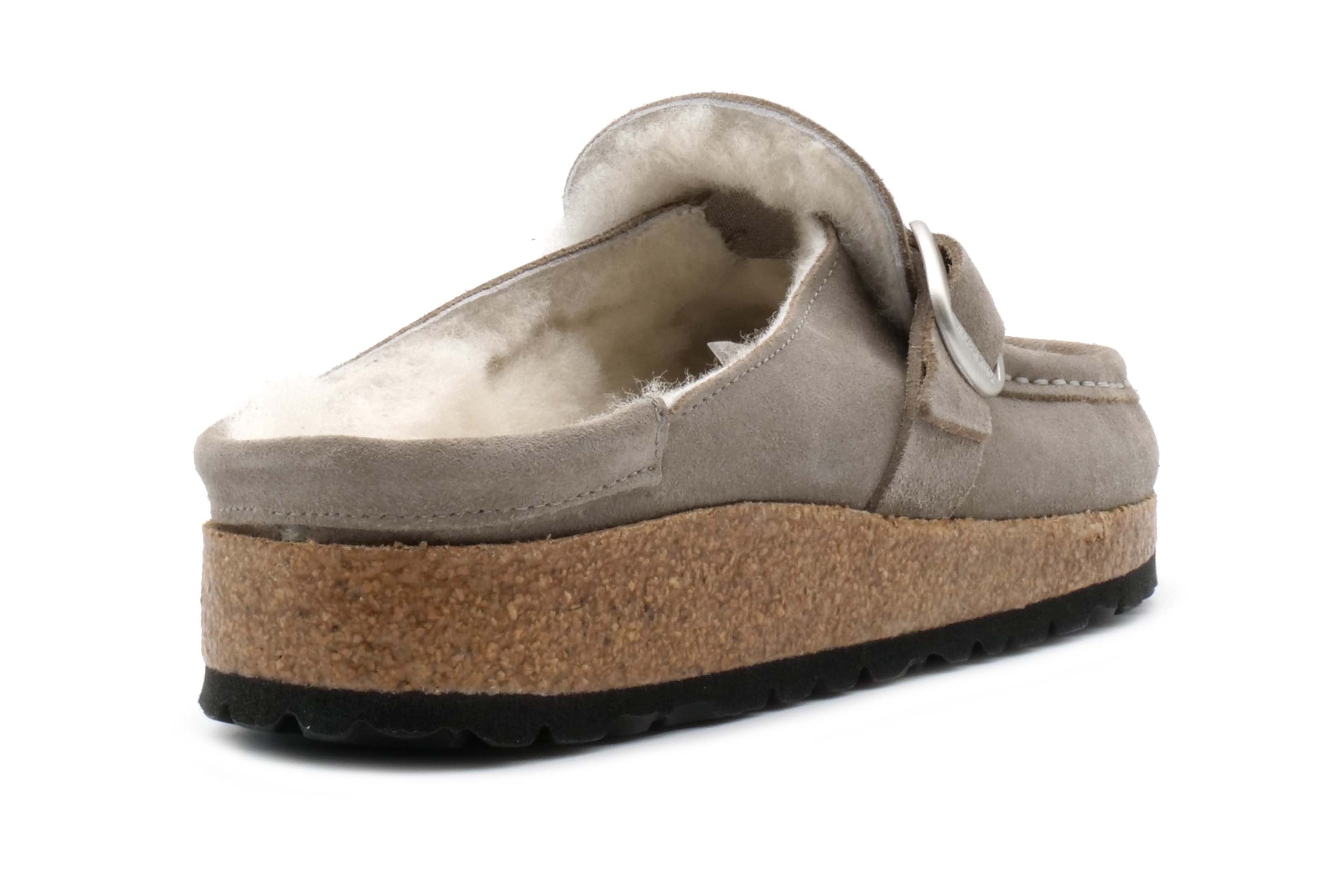 Sabot BIRKENSTOCK BUCKLEY Shearling Stone Coin 1023368 - Sergio Fabbri