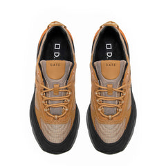 Sneaker D.A.T.E. FUGA METHOD BEIGE/BLACK - Sergio Fabbri