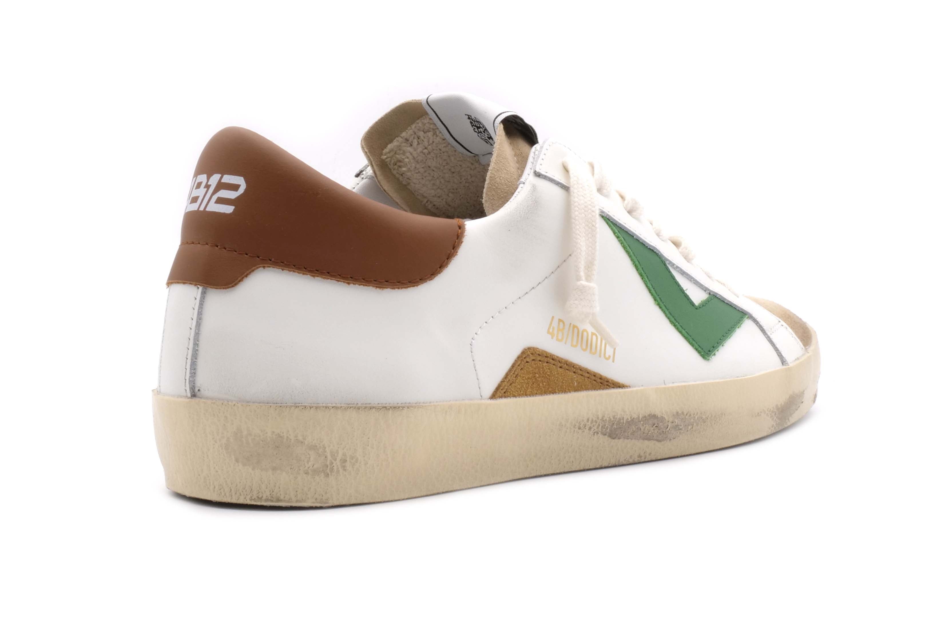 Sneaker 4B12 SUPRIME U07 - Bianco/Verde
