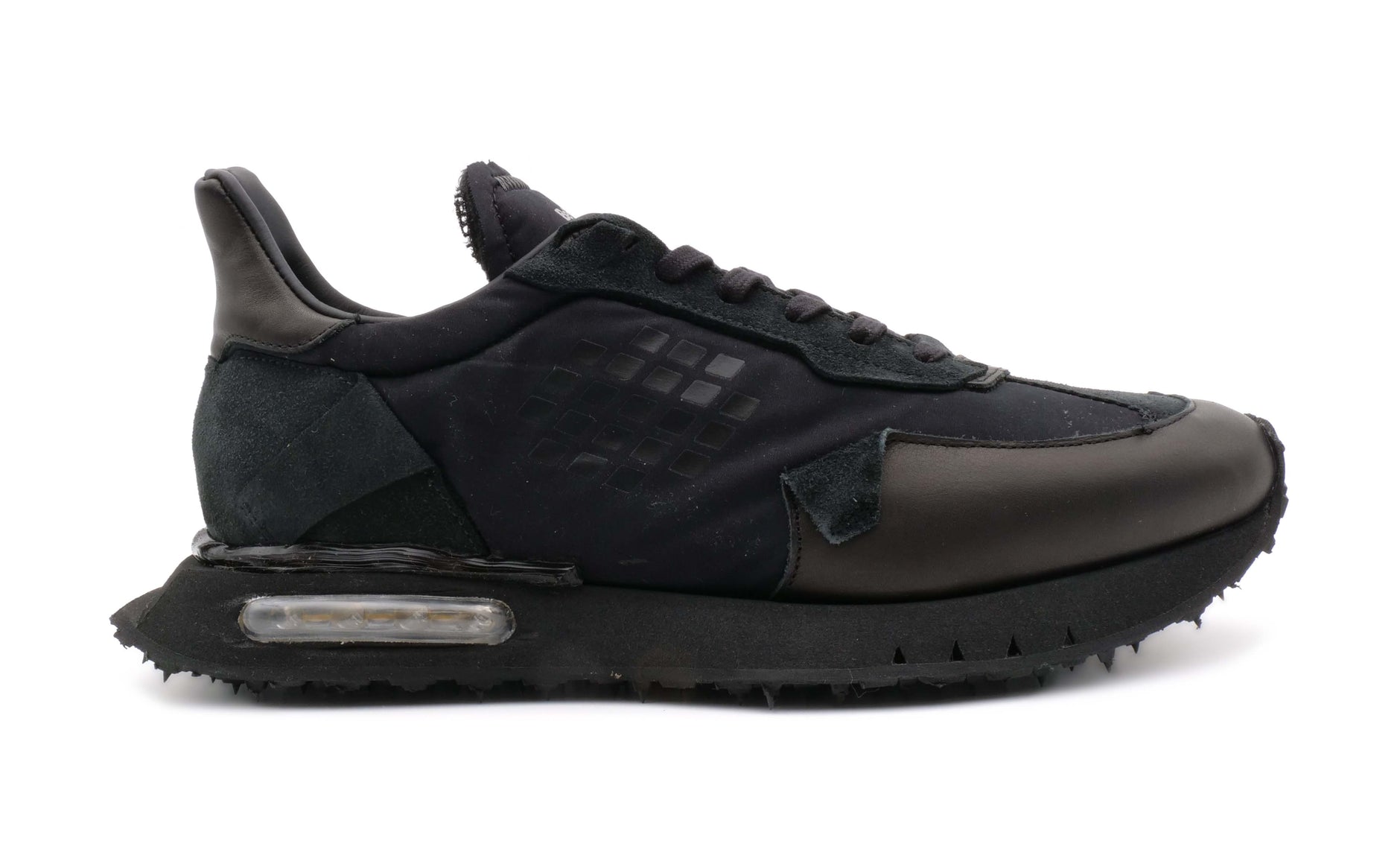Sneaker BE POSITIVE M Race Wing Pigment Dye Total Black