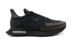 Sneaker BE POSITIVE M Race Wing Pigment Dye - Total Black