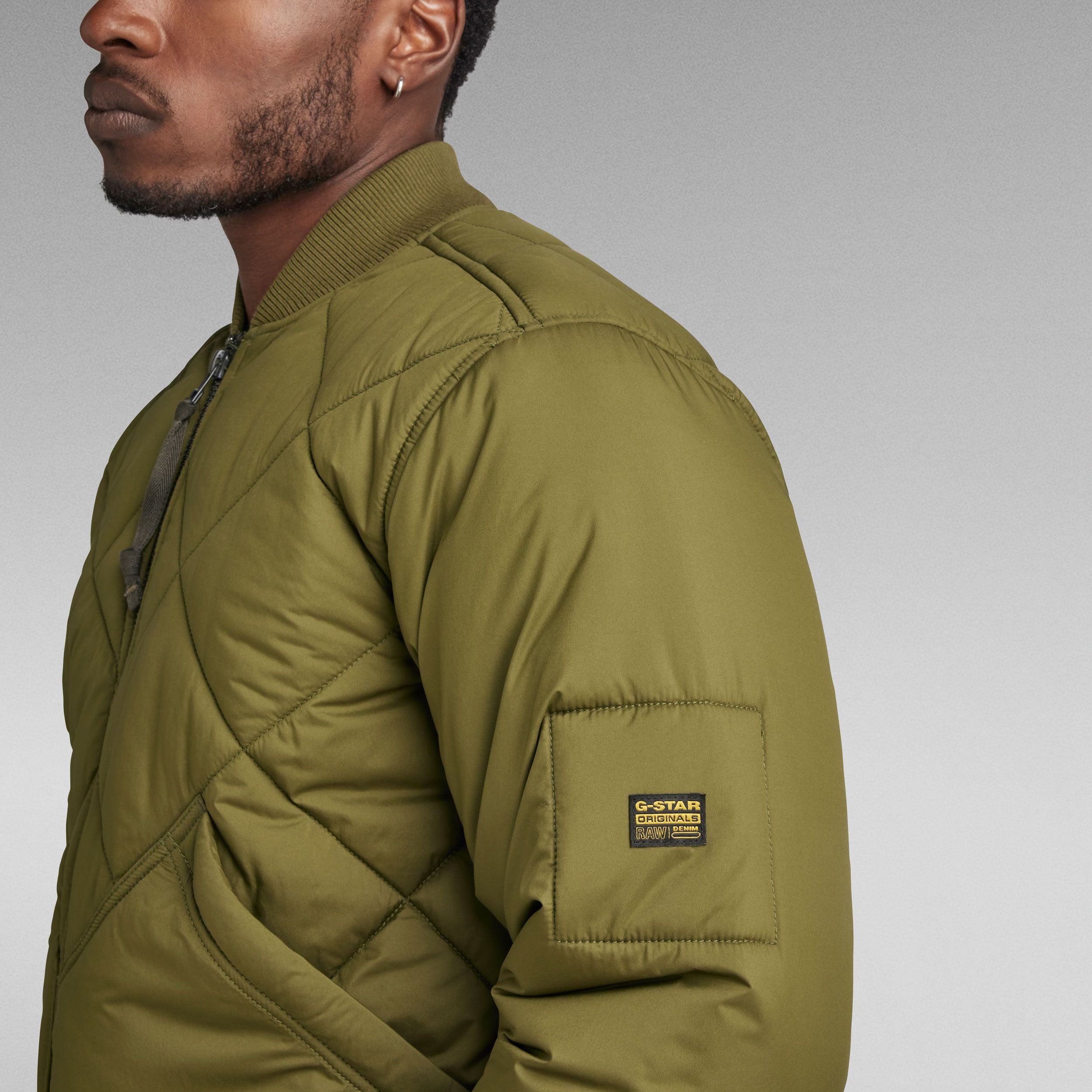 Bomber Diamond Quality G-STAR D23963-D199 - Dark Olive - Sergio Fabbri