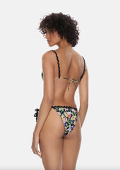 Bikini Triangolo e Slip Brasiliano ME FUI 0210X1 Nero Stampa