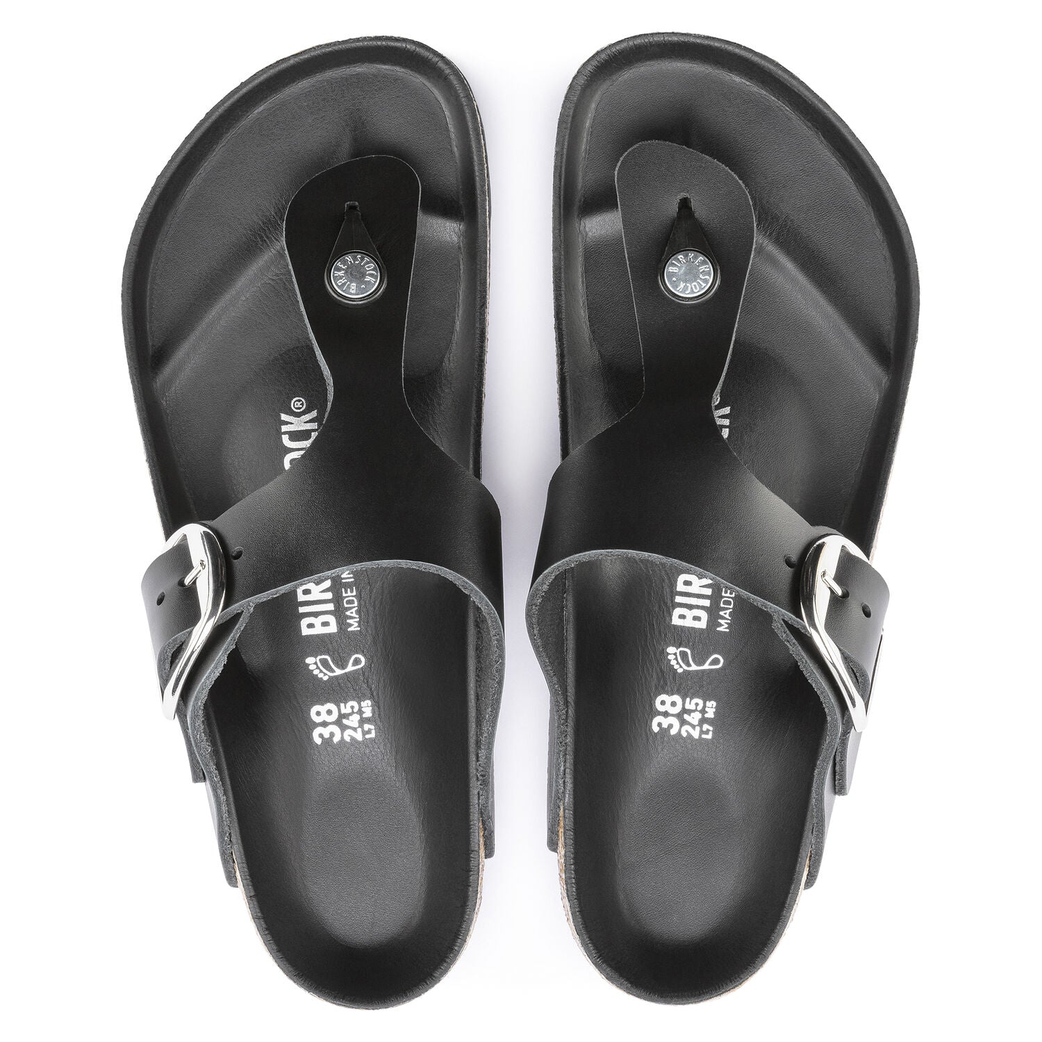 Infradito BIRKENSTOCK GIZEH BIG BUCKLE BLACK 1023334 - Sergio Fabbri