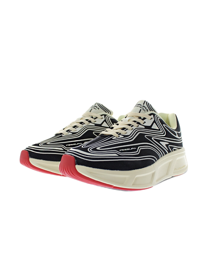 Sneaker FESSURA RUNFLEX #01 BLACK/BONE - M - Sergio Fabbri