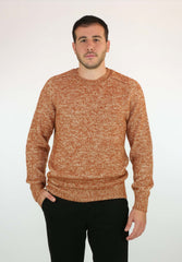 Maglione girocollo SCAGLIONE Seamless Martello ULM063 - Carrot - Sergio Fabbri