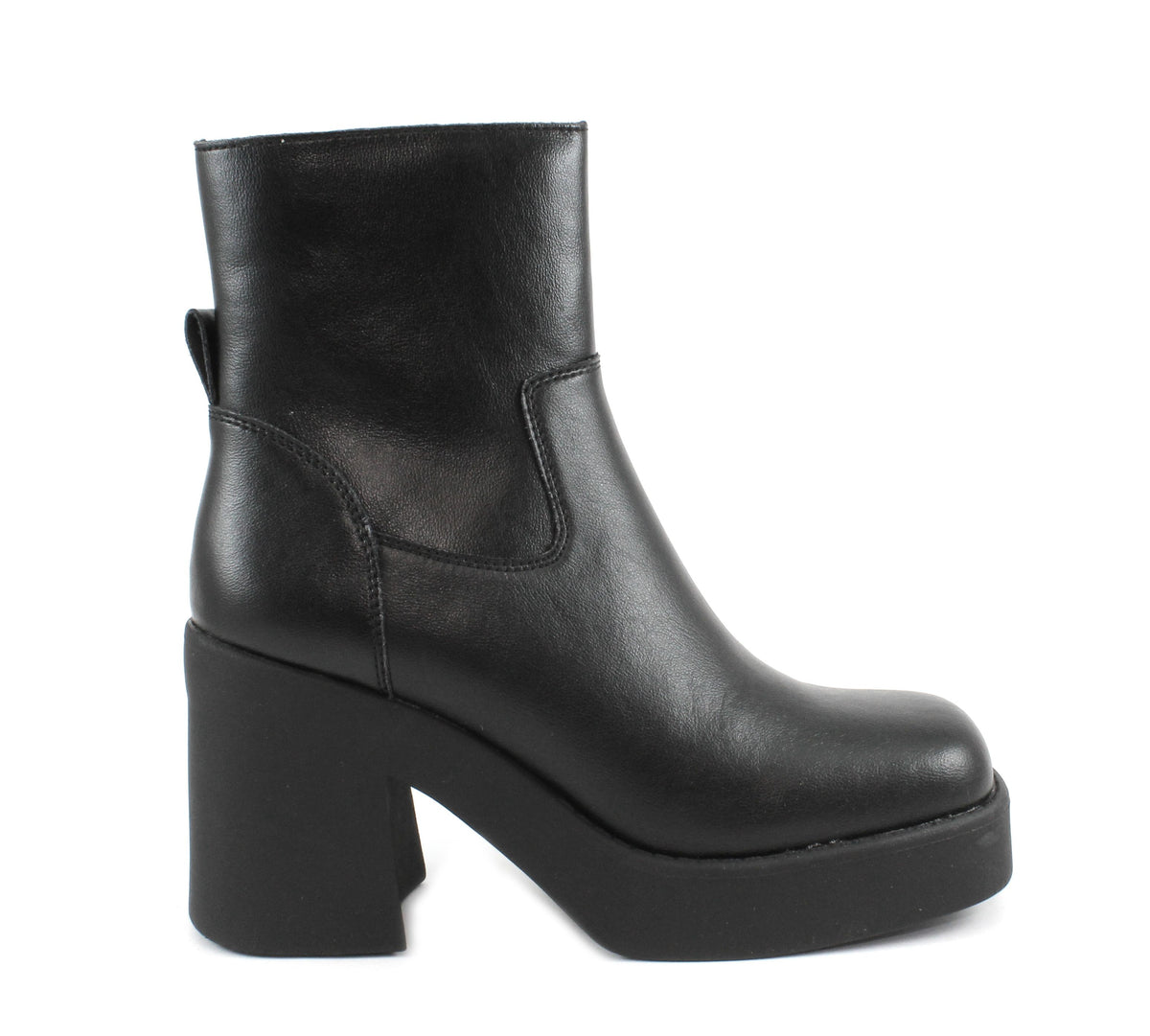 Stivaletto STEVE MADDEN UNIVERSITY BLACK LEATHER - Sergio Fabbri