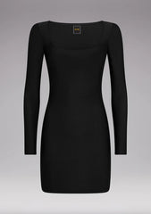 Minidress scollo quadrato F**K 0107BK - Sergio Fabbri