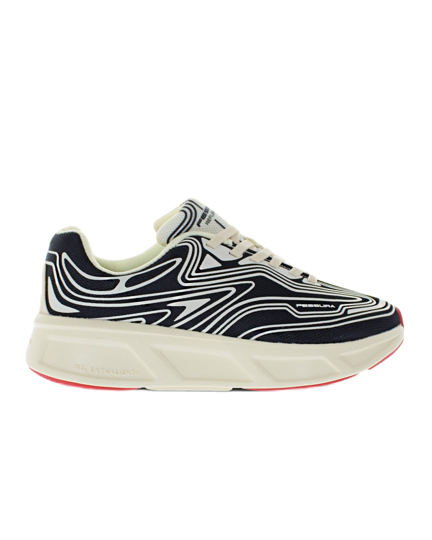 Sneaker FESSURA RUNFLEX #01 BLACK/BONE - M - Sergio Fabbri