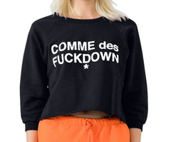 FELPA - CDFD905 - COMME DES FKDOWN NERO