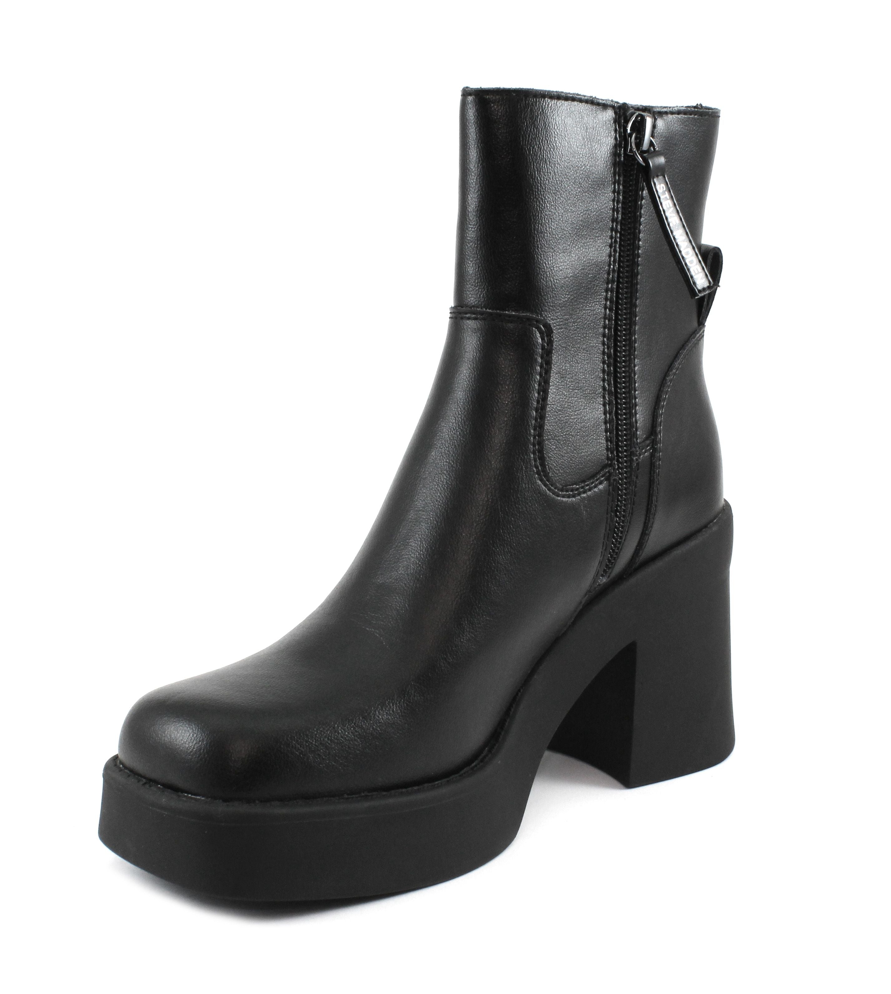 Stivaletto STEVE MADDEN UNIVERSITY BLACK LEATHER