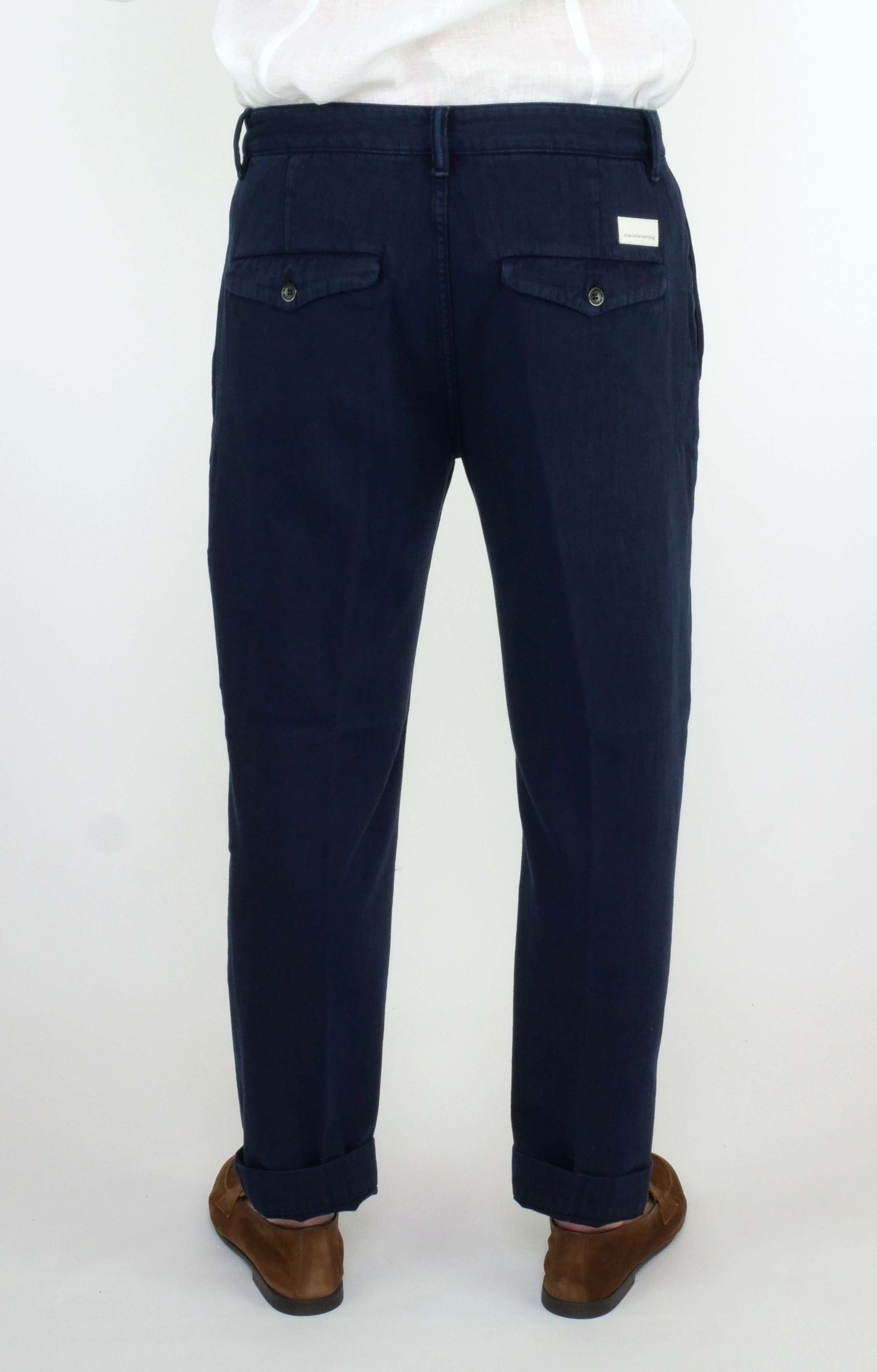 Chino Uomo NINE IN THE MORNING Tim - Blu Navy - Sergio Fabbri