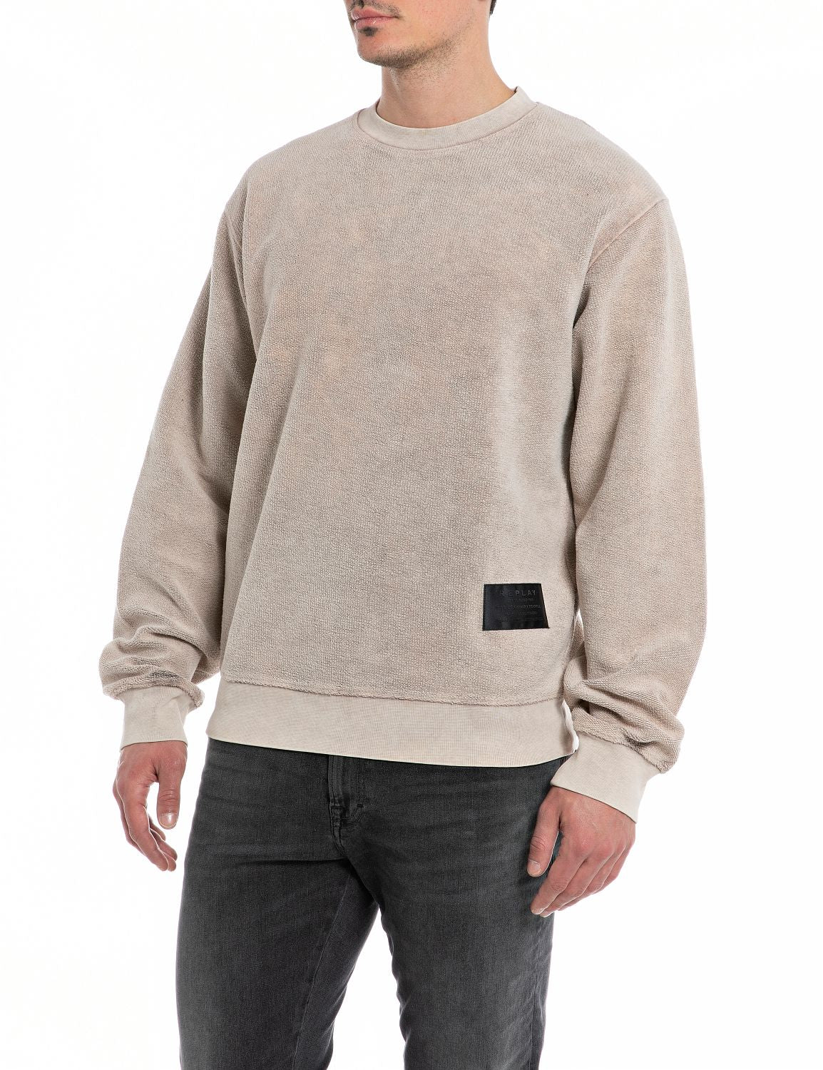REPLAY Crewneck Sweatshirt M6722. 000. 23596G - Dove grey